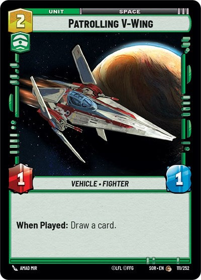 Patrolling V-Wing (Spark of Rebellion) Near Mint