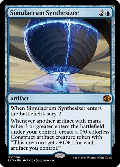Simulacrum Synthesizer (Outlaws of Thunder Junction: The Big Score) Light Play