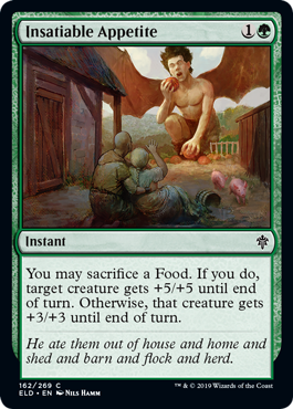 Insatiable Appetite (Throne of Eldraine) Light Play Foil