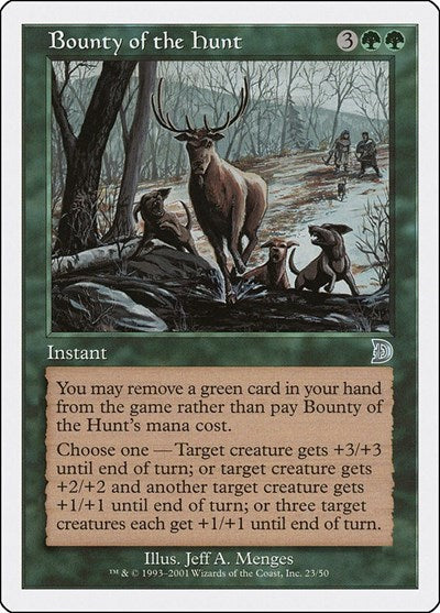 Bounty of the Hunt (Promos: Deckmasters Garfield vs Finkel) Light Play
