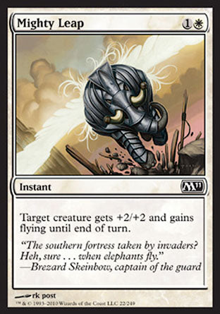 Mighty Leap (Magic 2011 Core Set) Light Play
