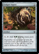 Golgari Signet (Duel Decks: Izzet vs Golgari) Light Play
