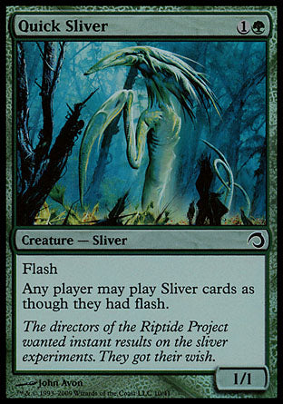 Quick Sliver (Premium Deck Series: Slivers) Medium Play Foil