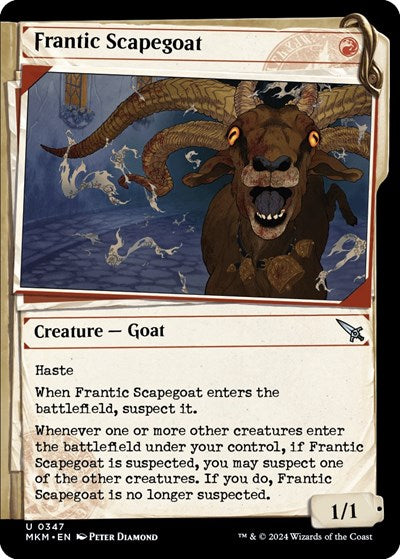 Frantic Scapegoat (Showcase) (Murders at Karlov Manor) Light Play Foil
