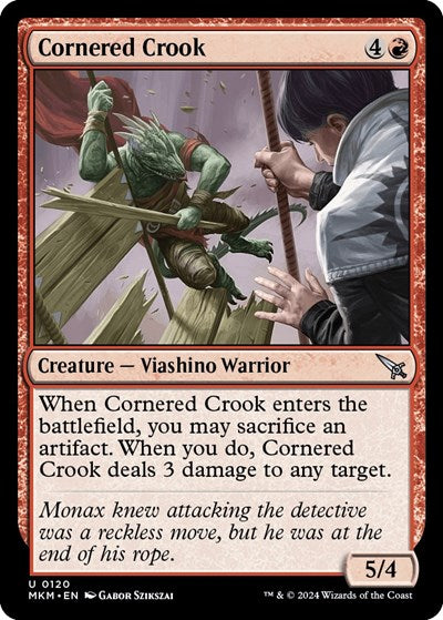 Cornered Crook (Murders at Karlov Manor) Light Play Foil