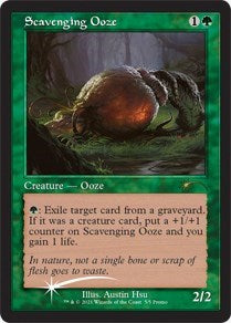 Scavenging Ooze (Retro Frame) (Promos: WPN and Gateway) Medium Play Foil