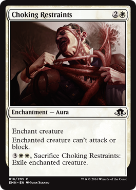 Choking Restraints (Eldritch Moon) Near Mint Foil