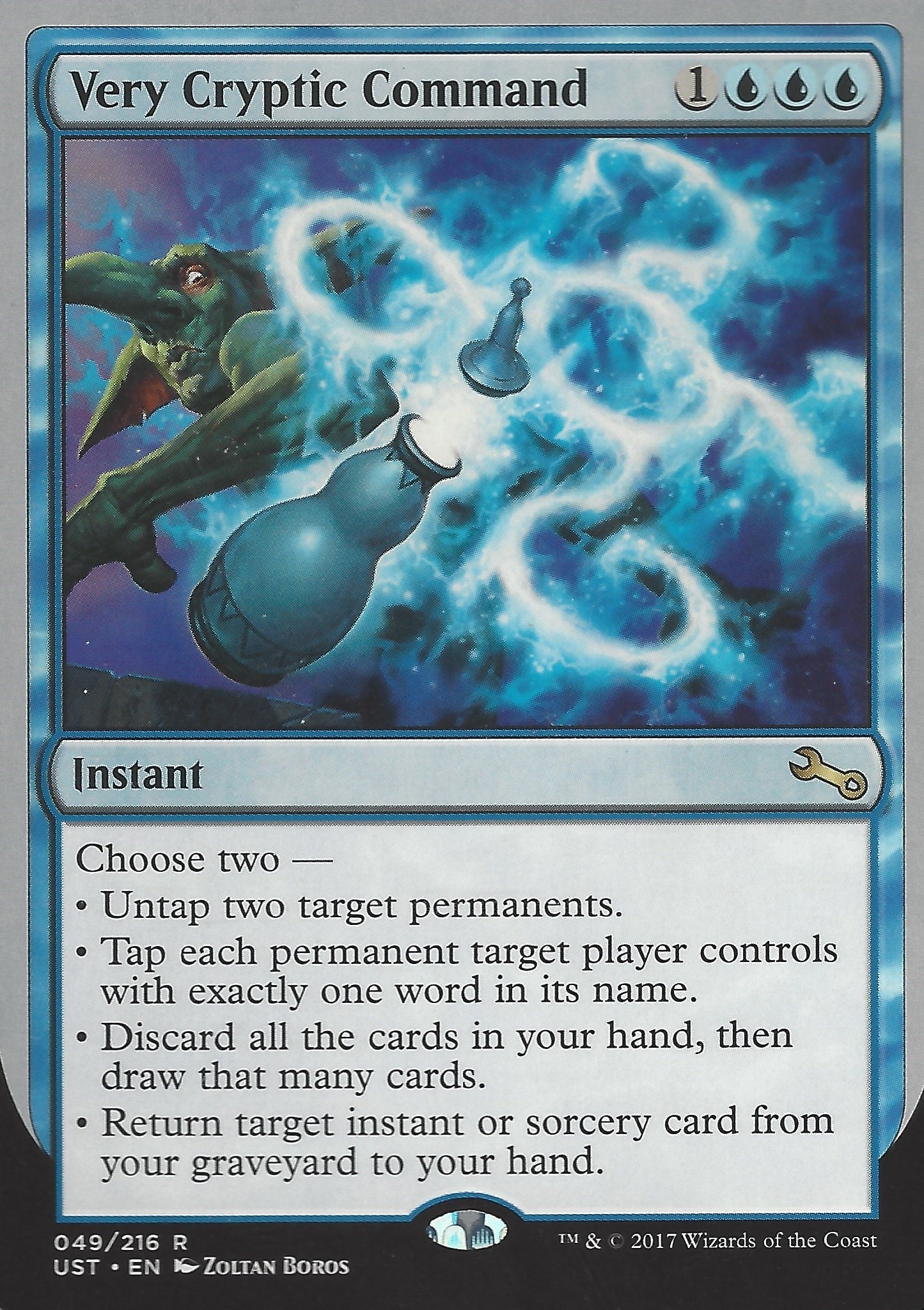 Very Cryptic Command (B) Untap two permanents) (Unstable) Near Mint Foil
