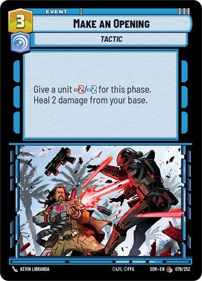 Make An Opening (Spark of Rebellion) Near Mint Foil