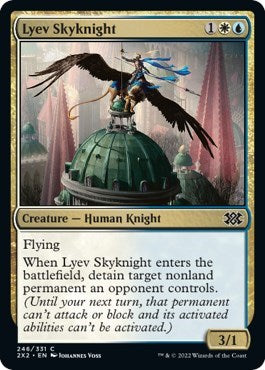 Lyev Skyknight (Double Masters 2022) Light Play Foil