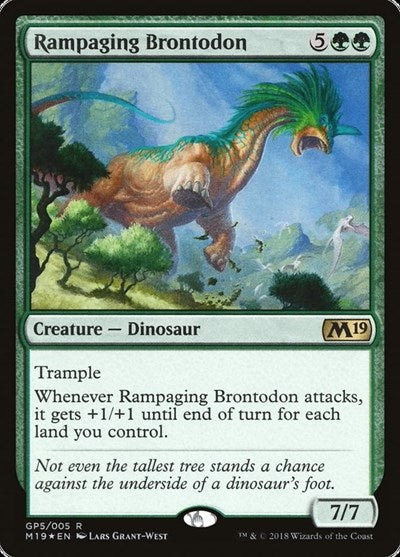 Rampaging Brontodon (2018 Gift Pack) (Promos: Gift Boxes) Near Mint Foil