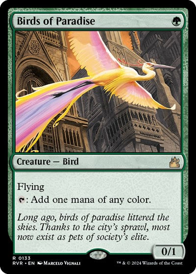 Birds of Paradise (Ravnica Remastered) Near Mint Foil