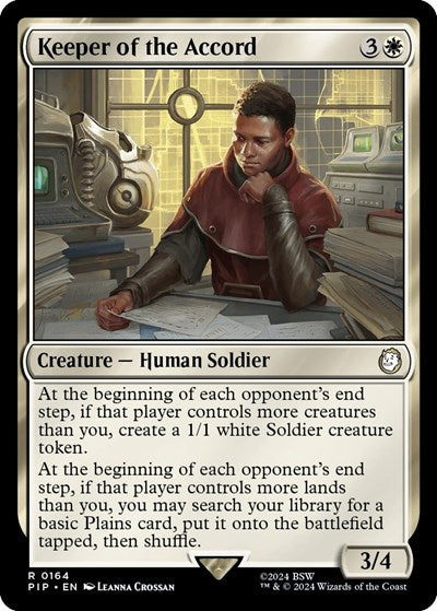 Keeper of the Accord (Universes Beyond: Fallout) Near Mint Foil