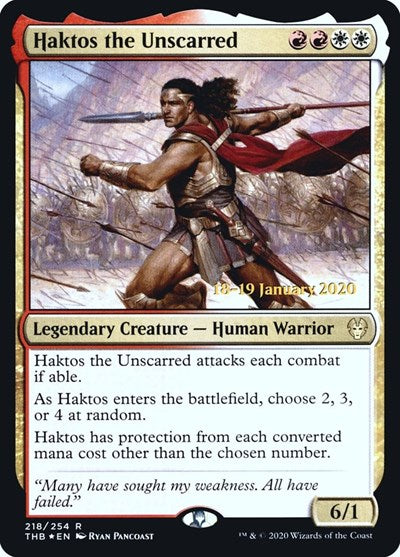 Haktos the Unscarred (Promos: Prerelease Cards) Near Mint Foil