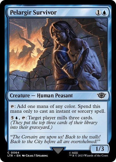 Pelargir Survivor (Universes Beyond: The Lord of the Rings: Tales of Middle-earth) Light Play Foil