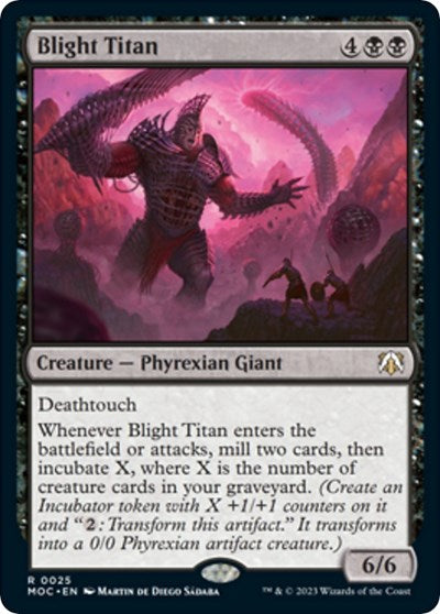 Blight Titan (Commander: March of the Machine) Light Play
