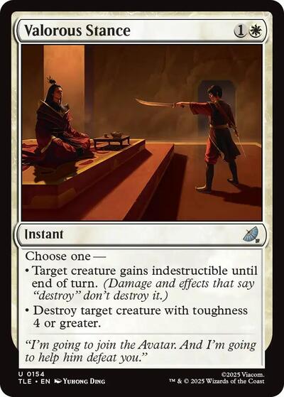 Valorous Stance (Avatar: The Last Airbender: Eternal-Legal) Near Mint Foil