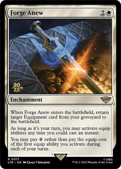 Forge Anew (Promos: Prerelease Cards) Light Play Foil