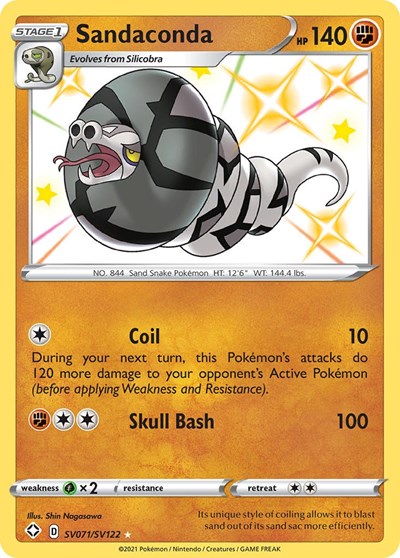 Sandaconda (Shining Fates: Shiny Vault) Near Mint Holofoil