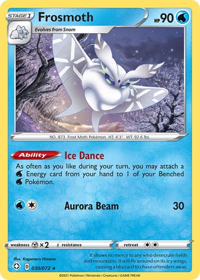 Frosmoth (Shining Fates) Light Play Holofoil