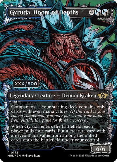 Gyruda, Doom of Depths (Serialized) (March of the Machine: Multiverse Legends) Near Mint Foil