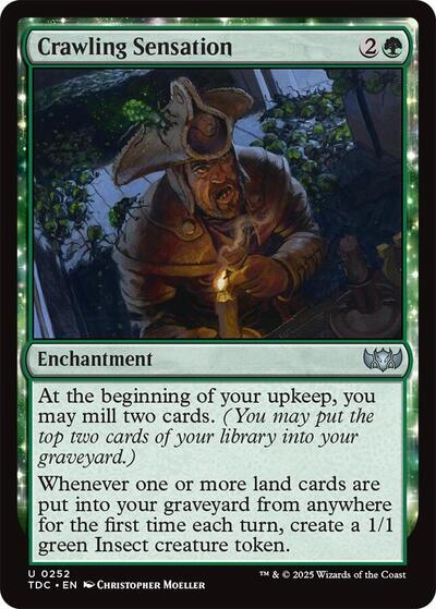Crawling Sensation (Commander: Tarkir: Dragonstorm) Near Mint