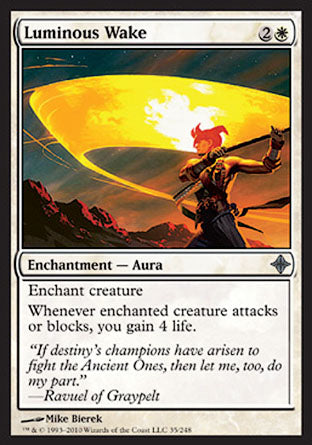 Luminous Wake (Rise of the Eldrazi) Medium Play Foil
