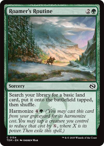 Roamer's Routine (Tarkir: Dragonstorm) Near Mint Foil