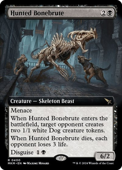 Hunted Bonebrute (Extended Art) (Murders at Karlov Manor) Near Mint Foil