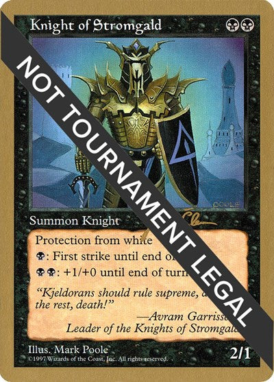 Knight of Stromgald - 1997 Jakub Slemr (5ED) (World Championship Decks) Light Play