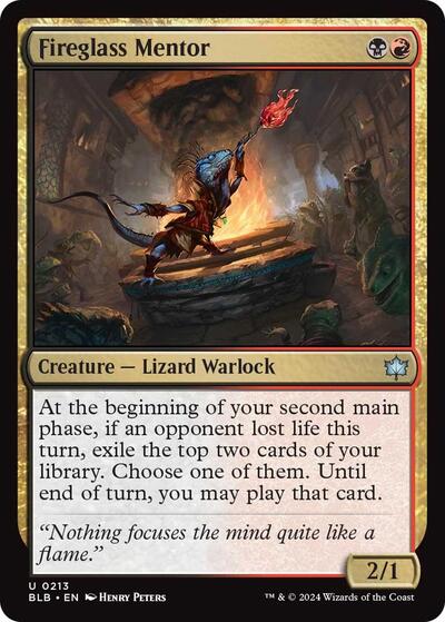 Fireglass Mentor (Bloomburrow) Near Mint
