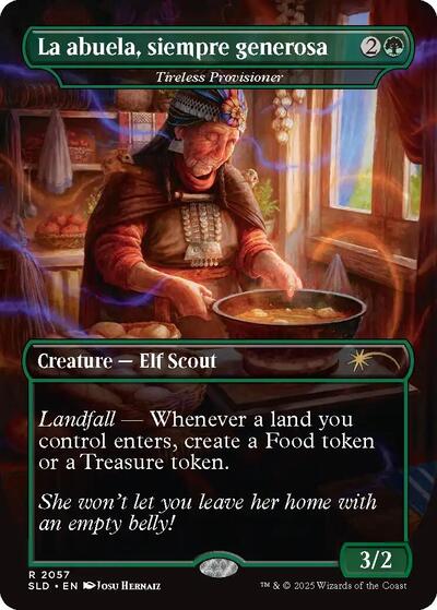 La abuela, siempre generosa - Tireless Provisioner (Secret Lair) Near Mint