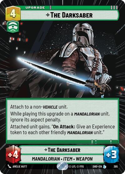 The Darksaber (Hyperspace) (Shadows of the Galaxy) Near Mint Foil