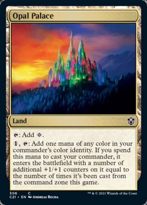Opal Palace (Commander 2021 Strixhaven) Light Play