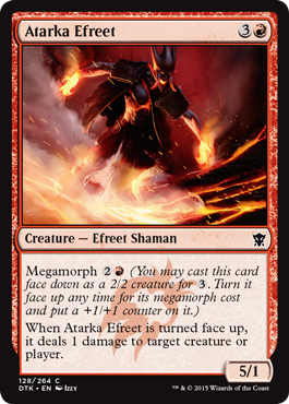 Atarka Efreet (Dragons of Tarkir) Medium Play Foil