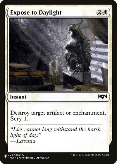 Expose to Daylight (The List) Near Mint
