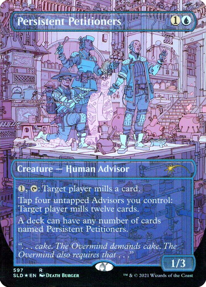 Persistent Petitioners 597 (Secret Lair) Light Play Foil