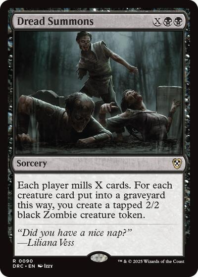 Dread Summons (Commander: Aetherdrift) Near Mint