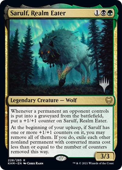 Sarulf, Realm Eater (Promo Pack: Kaldheim) Damaged / Poor