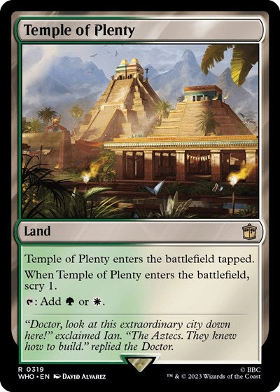 Temple of Plenty (Universes Beyond: Doctor Who) Near Mint Foil