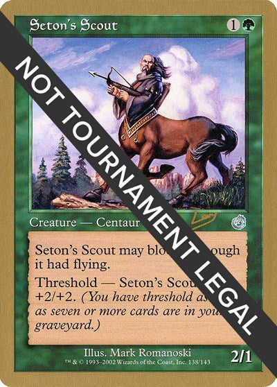 Seton's Scout - 2002 Raphael Levy (TOR) (World Championship Decks) Heavy Play