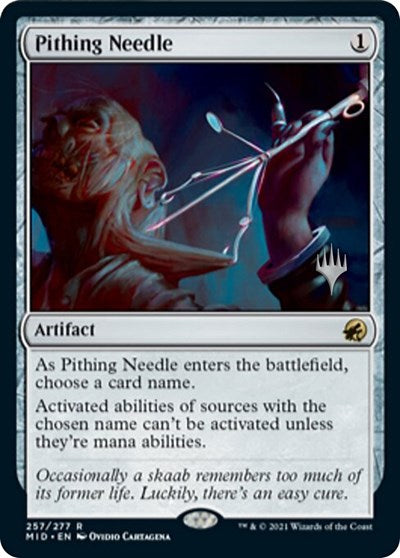Pithing Needle (Promo Pack: Innistrad: Midnight Hunt) Near Mint