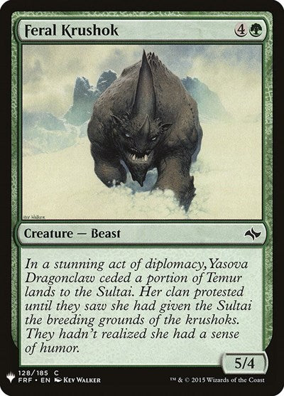 Feral Krushok (Mystery Booster) Near Mint