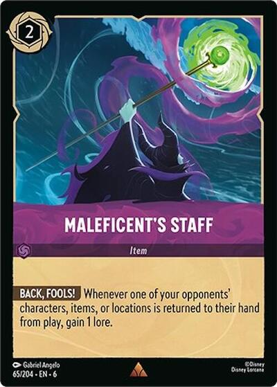 Maleficent's Staff (Azurite Sea) Near Mint