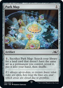 Park Map (Unfinity) Light Play Foil