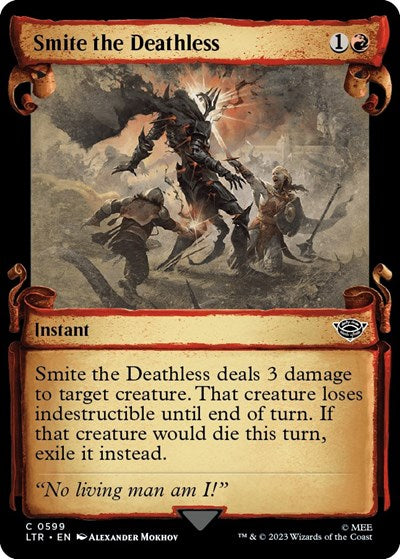 Smite the Deathless (Showcase Scrolls) (Universes Beyond: The Lord of the Rings: Tales of Middle-earth) Near Mint