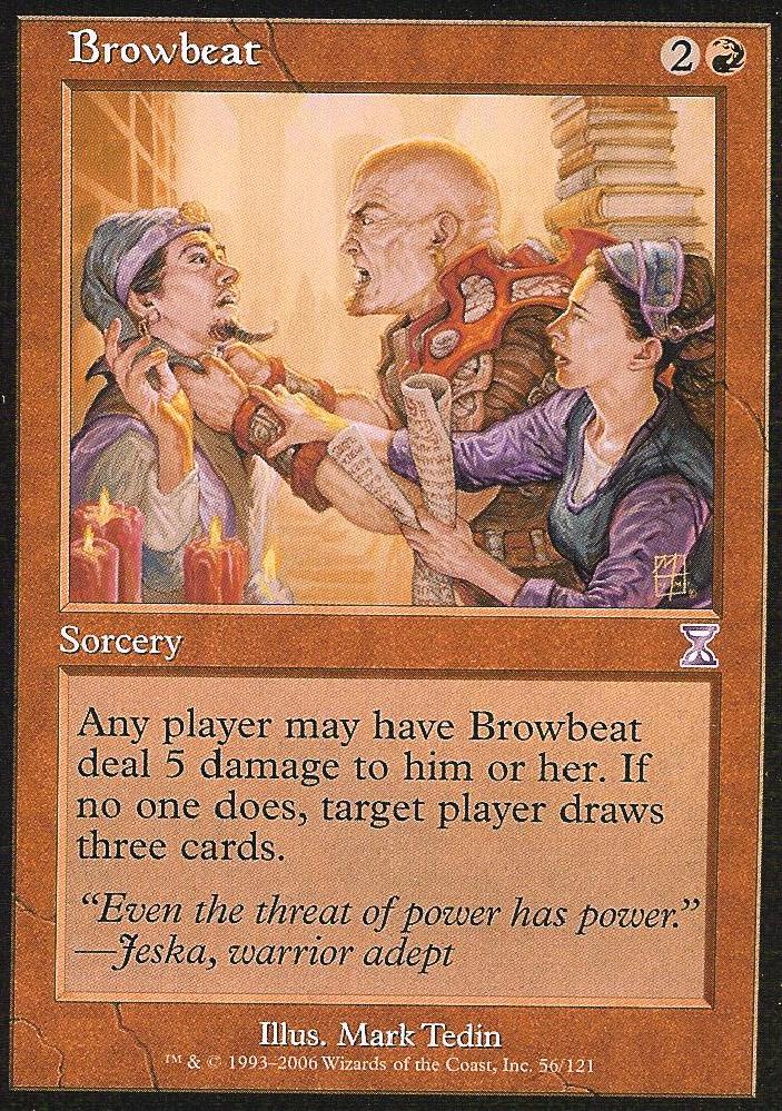 Browbeat (Time Spiral Time Shifted) Light Play Foil