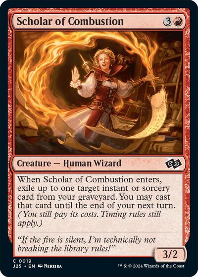 Scholar of Combustion (Foundations Jumpstart) Medium Play