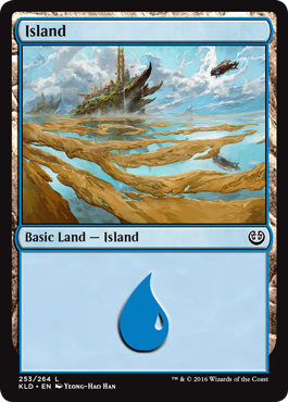 Island (253) (Kaladesh) Light Play
