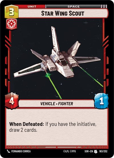 Star Wing Scout (Spark of Rebellion) Near Mint